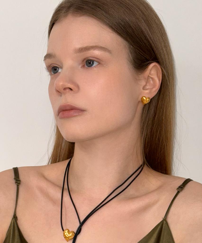 Manig Heart To Love Forever Earrings (Gl)