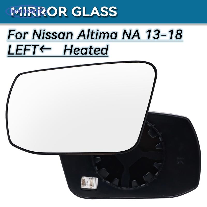 For Nissan Altima NA Version 2013-2018 Heated Left Side Exterior Mirror Glass Convex Wing Mirror Glass Rear View Mirror Glass
