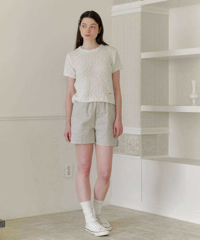 Yeoppe Stripe Banding Pants_Ivory