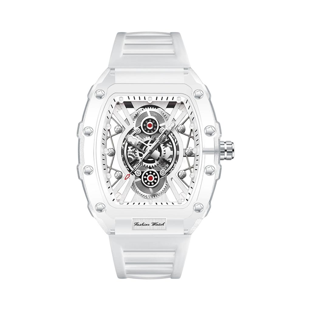 Vanntett lysende løpevekkerklokke for menn