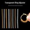 Görünmez Yüzük Ayarlayıcı: Düşmeye Karşı Korumalı, Şeffaf Sıkılaştırma Bandı Gevşek Yüzükler İçin