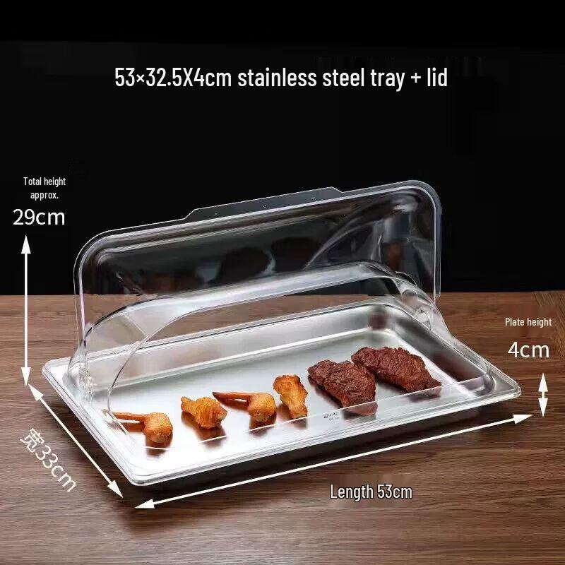Xuankunpai Stainless Steel Buffet Food Display Box with Lid