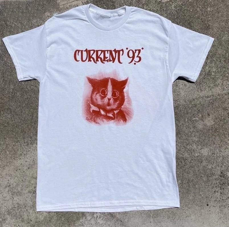 

Футболка Current 93, Милий Кіт Біла Всі Розміри Унісекс BL1752 Унісекс Футболка L