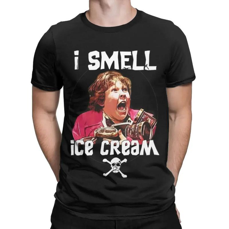 I Smell Ice Cream Chunk Goonies Men T Shirts Creative Tee Shirt Short Sleeve Crew Neck T-Shirt Pure Cotton Tops
