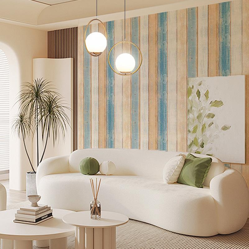 Vertical Wood Grain Self-adhesive Wallpaper for Bedroom Living Room Dining Room Children's Room Background Wall Wallpaper