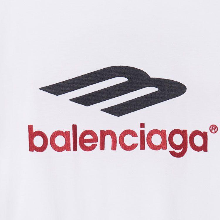 Balenciaga FW23 T Shirt Loose Fit Men's White 720250TPVD79065