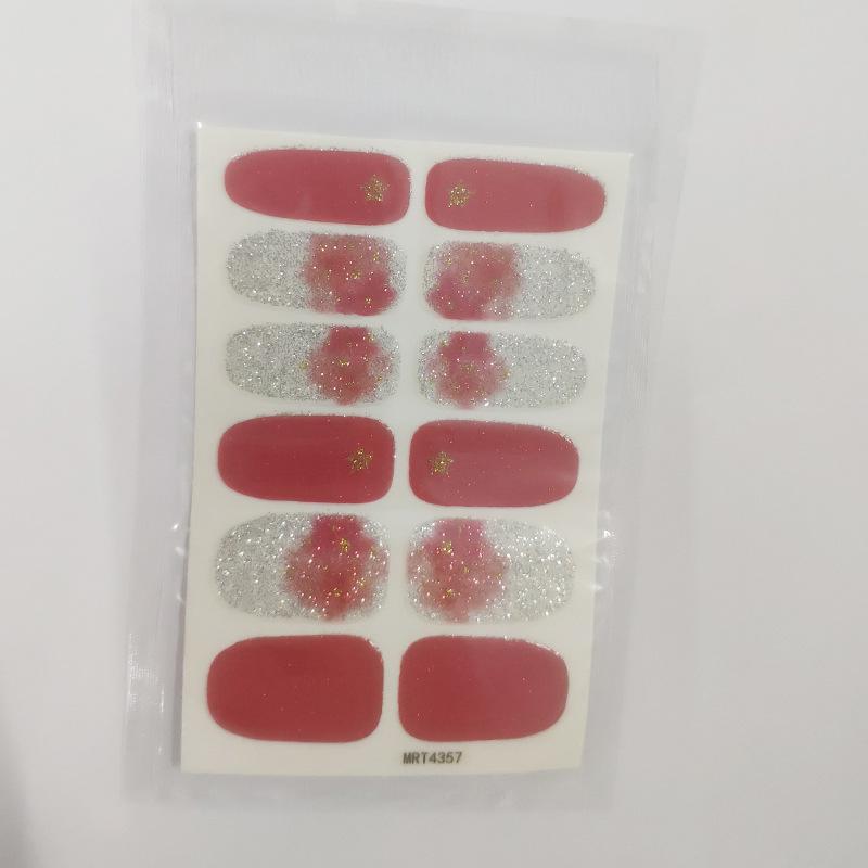 Gradient Manicure Stickers, Nail Stickers, Full Fake Nails, New Manicure Stickers, Nail Stickers
