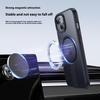 For iPhone 15 Case Compatible with MagSafe Rotating Straight Kickstand TPU+PC Matte Phone Cover