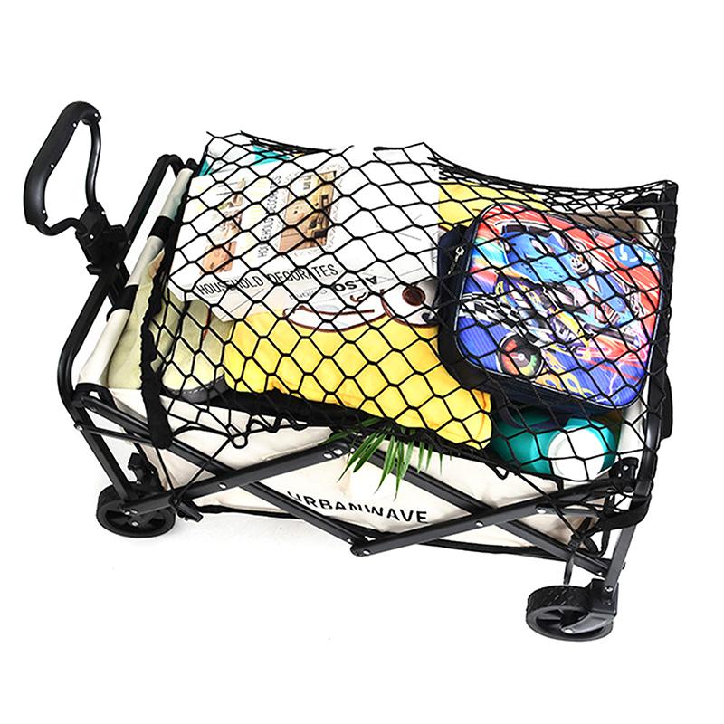 Campingwagennetz mit Haken Bollerwagen Gepäcknetz Schwerlast-Nylonnetz für Gartenwagen Faltwagen Strandwagen