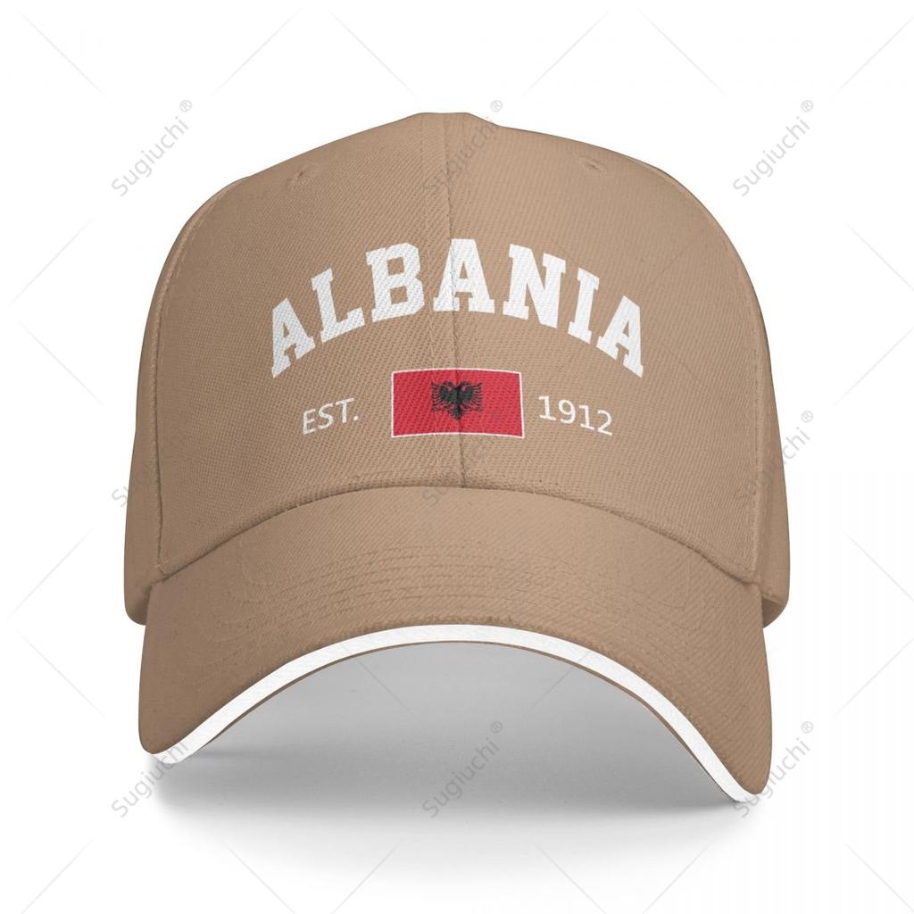 Baseball Cap Albania EST Independence Day Unisex Women Unisex Hip Hop Sandwich Caps Snapback Golf Hat Fishing