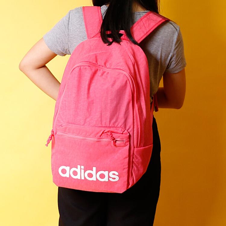 Adidas Polyester Backpack Regular Unisex Pink Casual DM6159