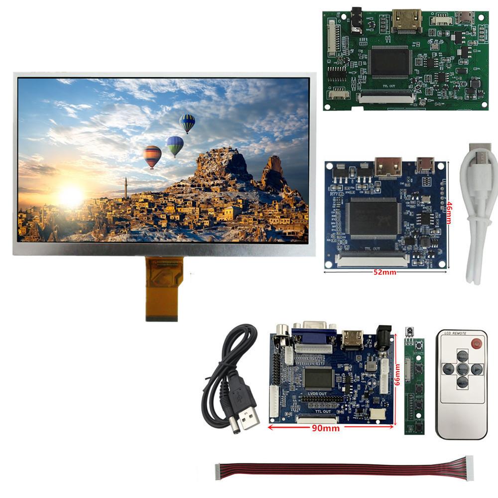 10.1 Inch HD 1024*600 LCD Screen HDMI Driver Board,Plug&Play for Raspberry Pi 4/5,Computer Auxiliary Display Split Screen Portable Monitor
