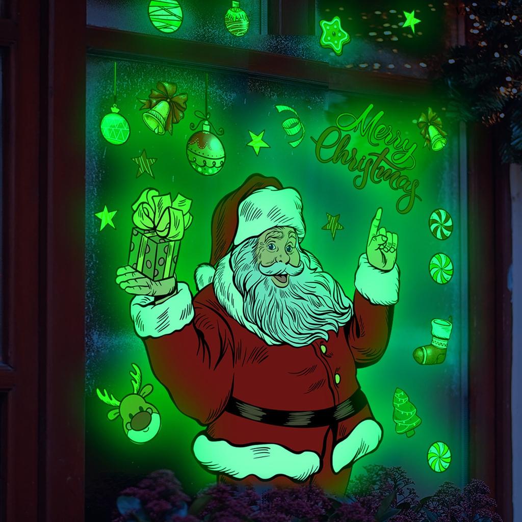 Jul Fönsterdekaler 1 Ark Juldekoration Fönsterdekaler Design Lämplig För Jul Nyår Hem Skola Festtillbehör