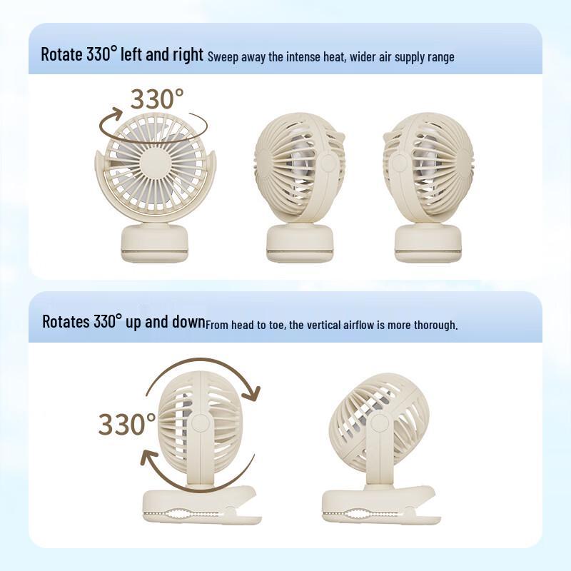 Jingdong Jingzao Mini Portable USB Clip Fan