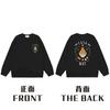 American Trendy Brand Casablanca Crew Neck Sweater Hoodie Men's Couple Ins Autumn and Winter Thickened Long-sleeved Women's T
