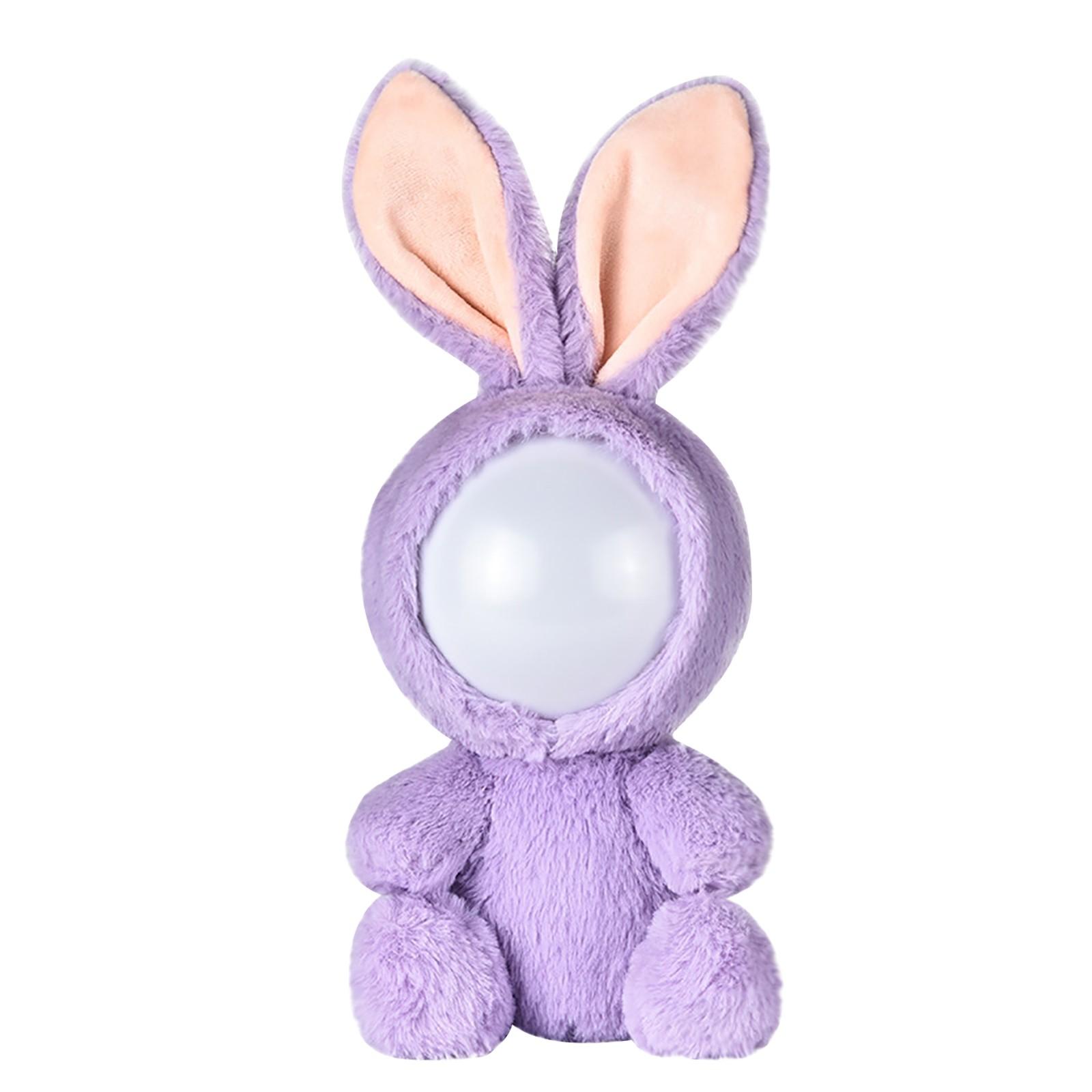 

Короткая плюшевая супермягкая плюшевая игрушка-мишка-кролик с Bluetooth-динамиком, кукла