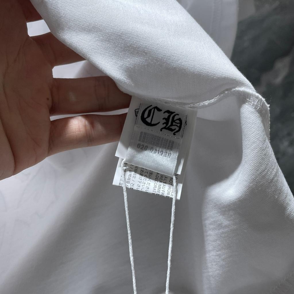 8556 CHROME HEARTS 2026 Summer New High Quality Cotton Round Neck Loose Large Size Men's and Women's T-shirt Couple T-shirt