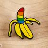 Banana Brooch: Colorful Fruit Badge for Clothing, Backpack, or Gift