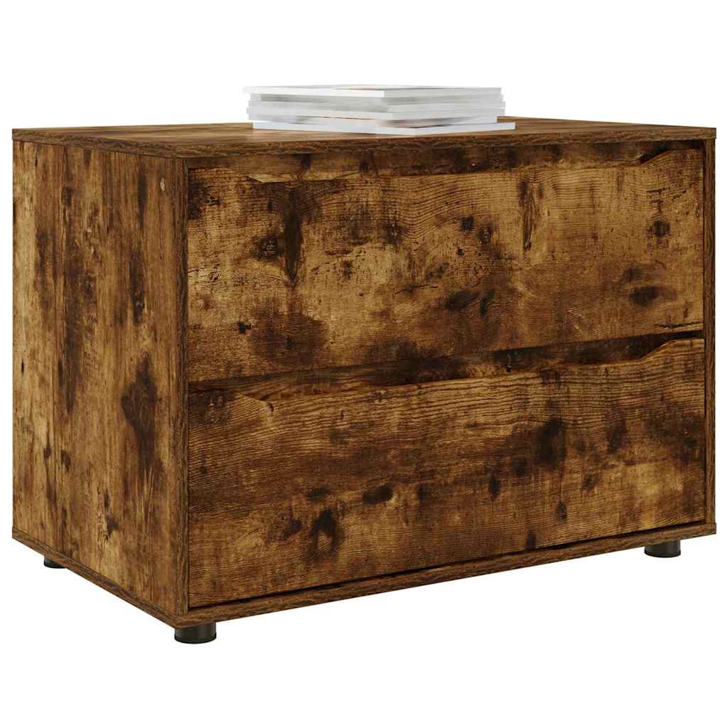 Storage Cabinet Smoked Oak 80 x 48 x 57 cm