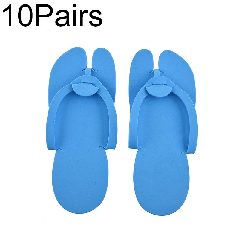 

10 пар/упаковка гостиничных принадлежностей для купания спа-педикюр пляжные сандалии для душа EVA Beauty одноразовые тапочки обувь из пены 29.3x11x0.3cm розовый