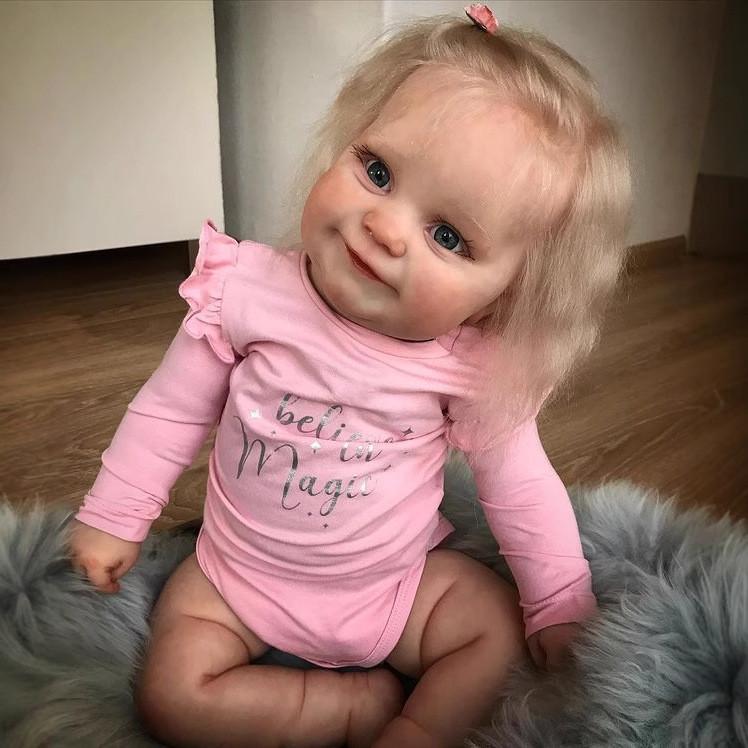 Silicone Baby Doll Realistic Girl Toy For Collectors And Gift Giving