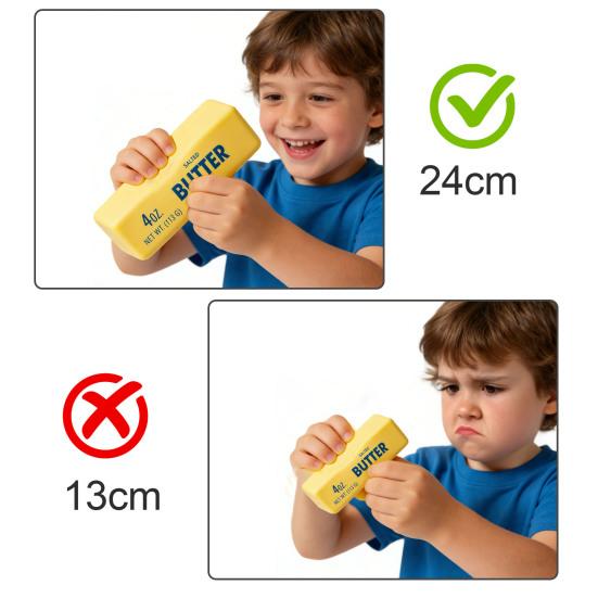 1/2Pcs Slow Rebound Butter Stick Toy Stress Relief Butter Squeeze Toy Soft Stretchy Butter Shaped Fidget Toy Relaxation Tool Party Favors