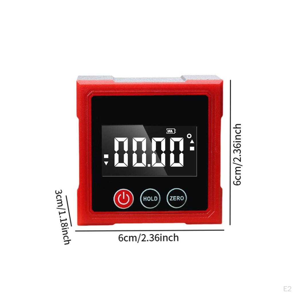Digital Angle Gauge Compact Woodworking Tool for Construction Home Machinery