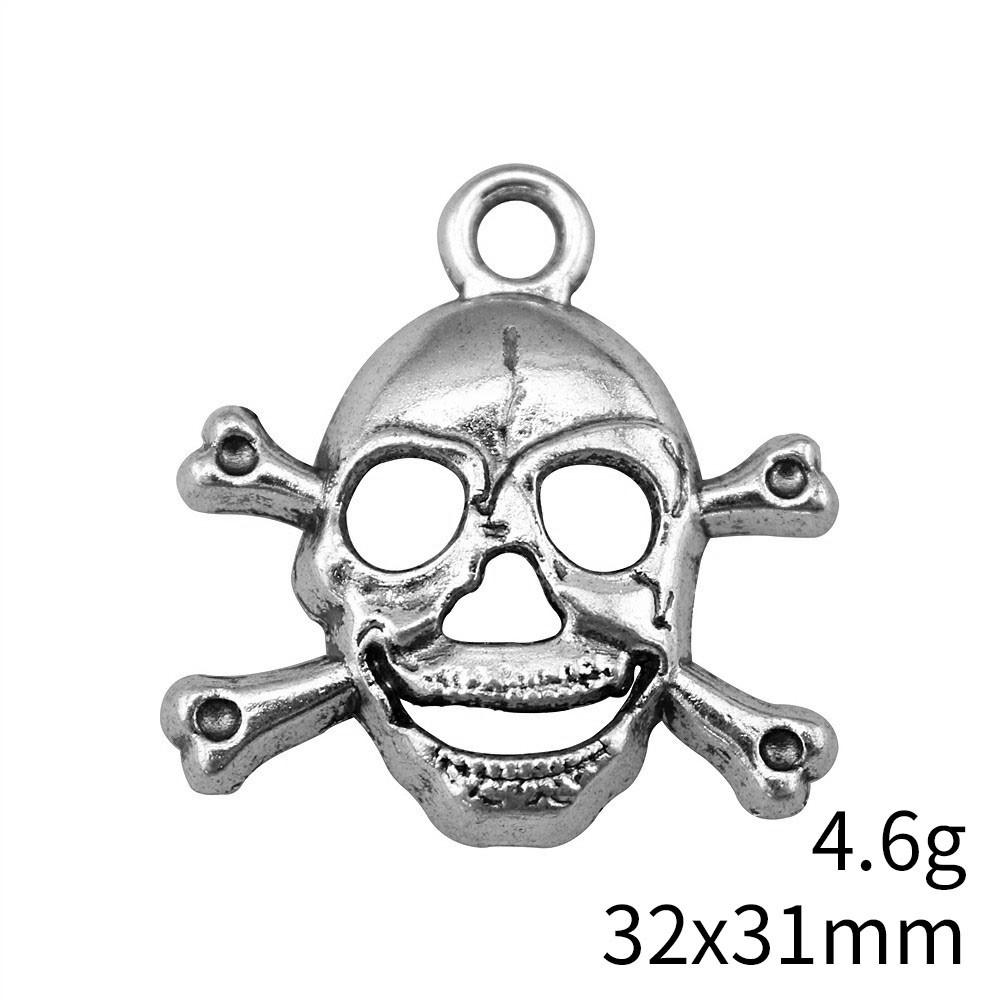 Father's Day Jewelry Creation Charms Skeleton Charms Pendant Art Supplies Man Pendant