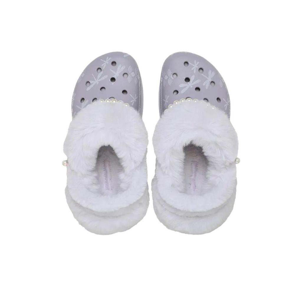 Crocs Little Whale Pear Blossom Fashion Versatile Clogs Women Clogs Mist-Purple 211977-5PS