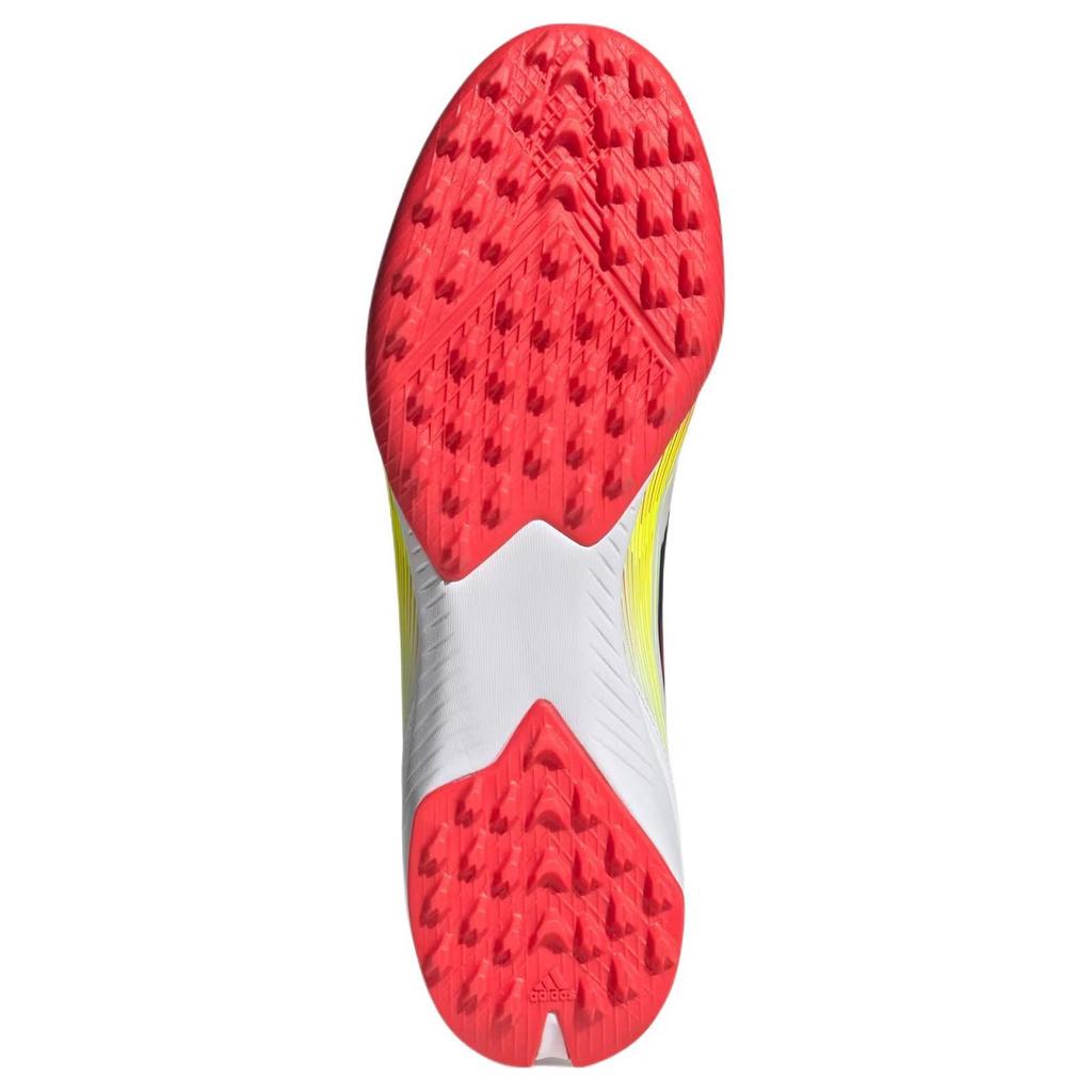 Adidas Adizero F50 League Laceless TF Pure Victory Pack Unisex Sneaker Weiß Wolkenweiß Kernschwarz IE1234