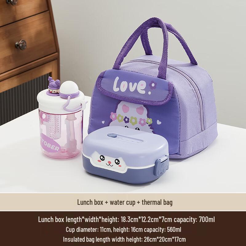 Cartoon Microwaveable Lunch Box Set