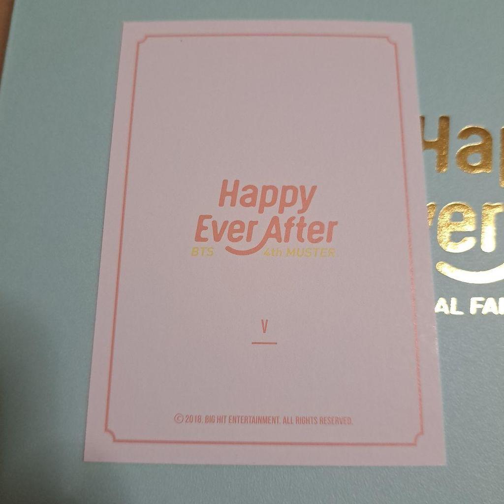 [USED] BTS Happy Ever After Binder Mini Photo Official