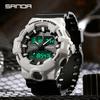 Sanda Luminous Unisex Multifunctional Casual Electronic Watch