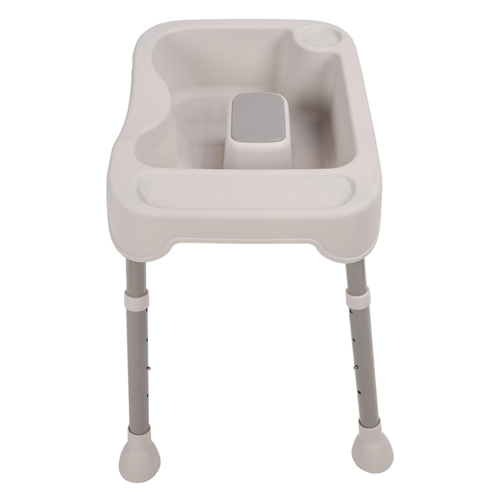 

Hair Washing Basin for Bedridden Ergonomic Head Support Height Shampoo Basin Station with Hose