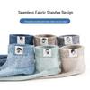 LangSha Men's 100% Cotton Antibacterial Sport Ankle Socks