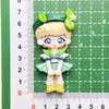 College Style Donna Cartoon Bright Resin Handmade DIY Cream Gel Hair Clip Refrigerator Sticker Jewelry Batch Toys Blind Bags