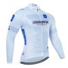Mens Cycling Long Sleeve Top Slim Fit Breathable Lightweight Mountain Road Bike Jersey Outdoor Riding Sports Wear