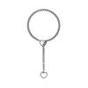 European & American Gothic Cuban Chain Love Pendant Adjustable Necklace