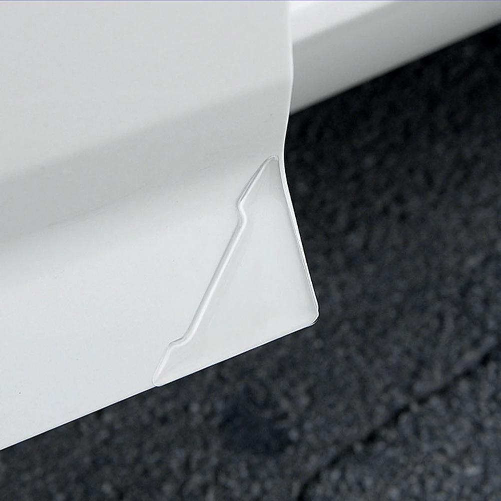 2/4pcs Car Door Corner Transparent Protective Stickers Anti-collision Anti-Scratch Cover Car Door Protector Sticker Accessories