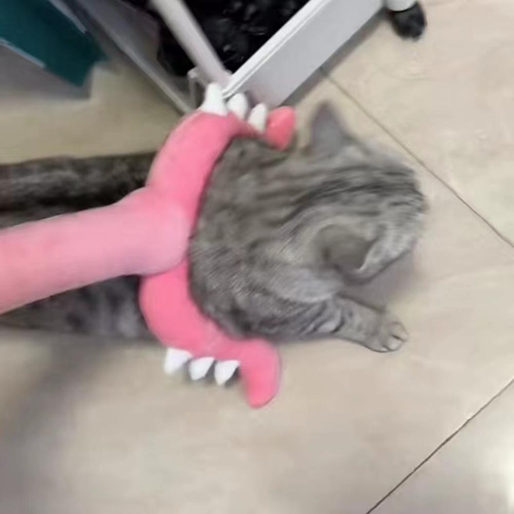 Plush Cat Teaser Long Dog Interactive Toys Cute Funny Cat Stick  Gift