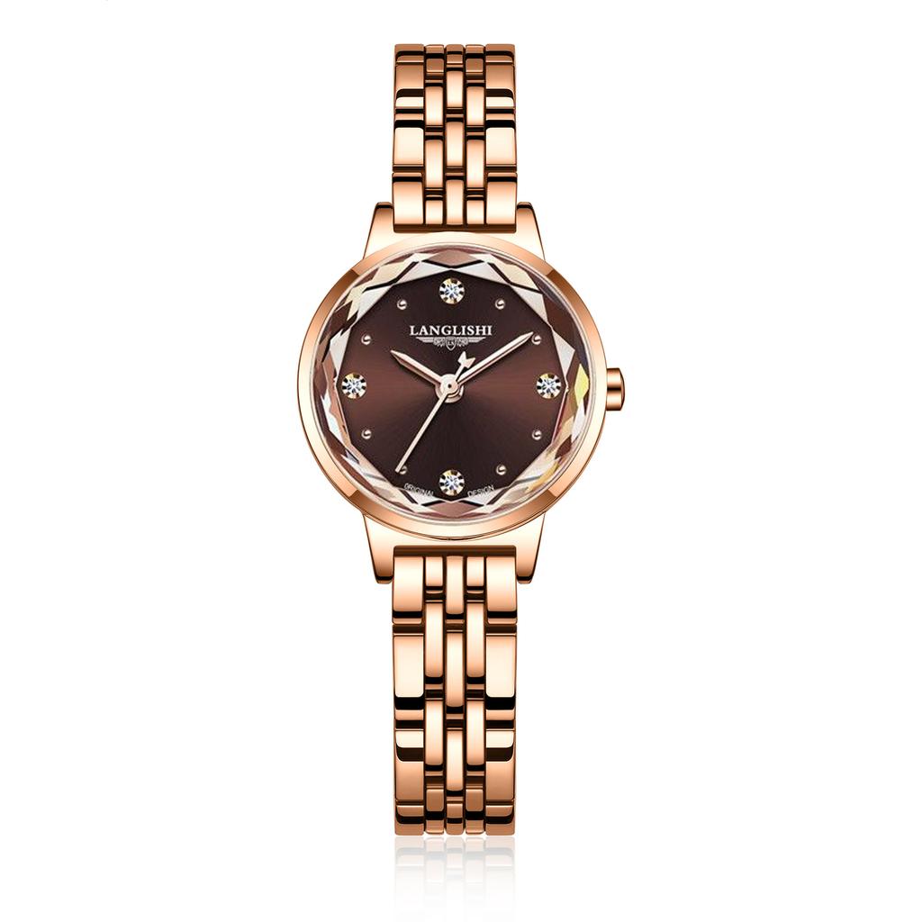 2023 neue Japan Quarz Malachit Grün Zifferblatt Luxus Damen Uhr Einfache Rose Gold Edelstahl Wasserdichte Armbanduhr für Frauen