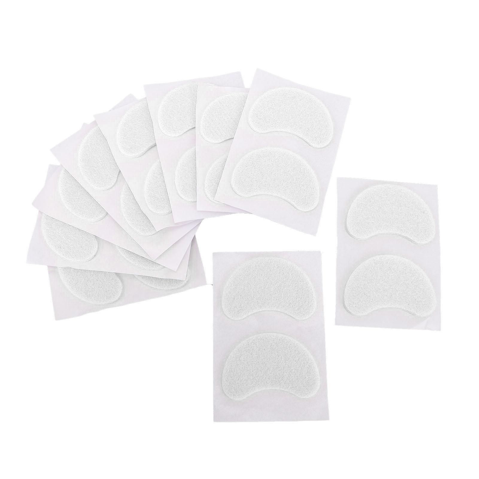 20 шт. войлочных подушечек для передней части стопы, профессиональных, уменьшающих трение, предотвращающих падение пятки, войлочных подушечек для мозолей A White