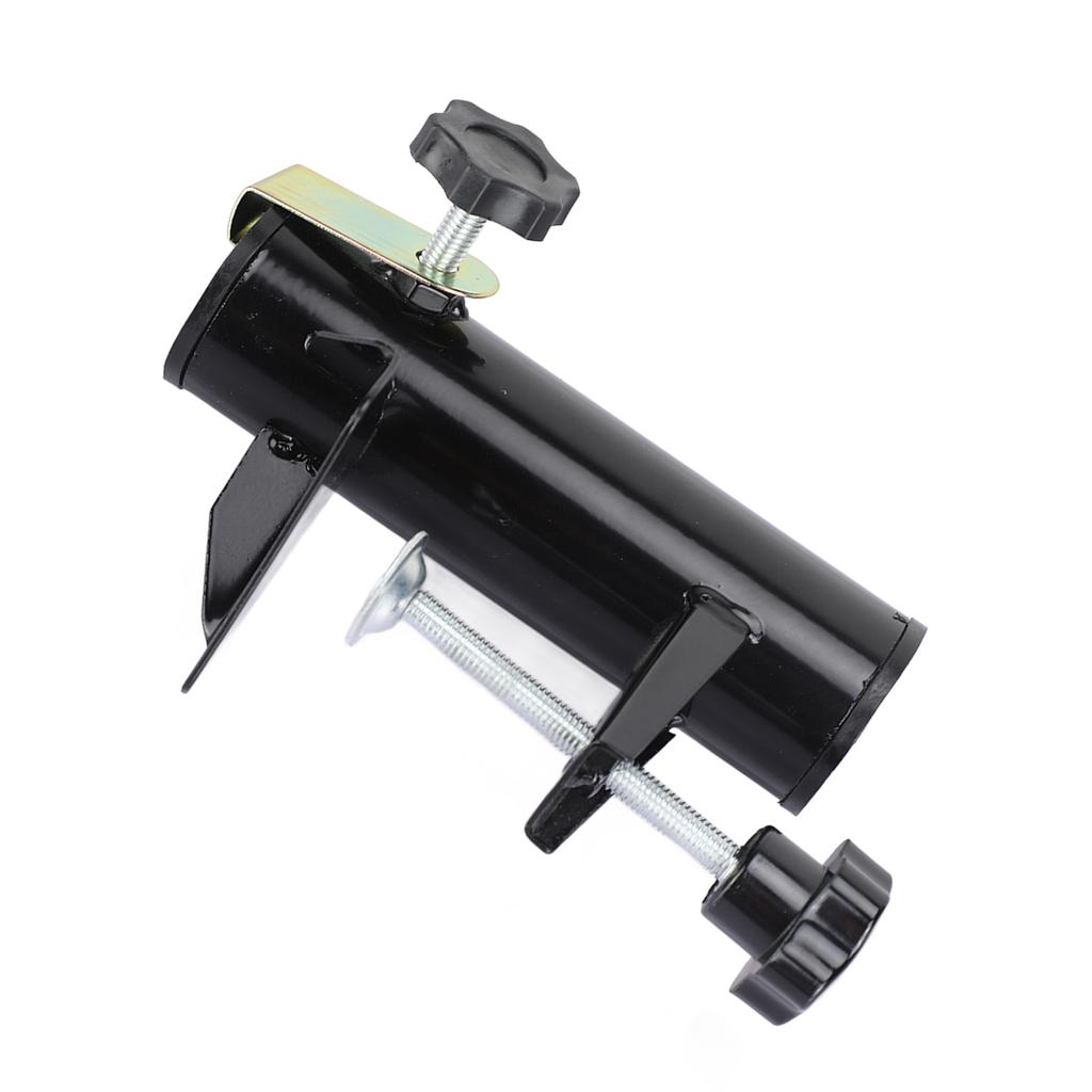 Umbrella Clamp Steel Outdoor Stable Umbrella Clip for Garden Yard Fishing Rod Black