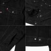 Levi's 72334 The Trucker Jacket men's denim jacket black denim (JP, Alphabet, L)