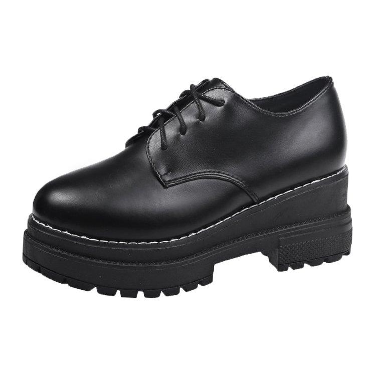 Modne płaskie mokasyny Japońskie Szkolne Brytyjski styl Jk Buty dla uczennic Dziewczyny Kobiety Kawaii Lolita Soft Girl Okrągły nosek Platforma Buty Mary Jane