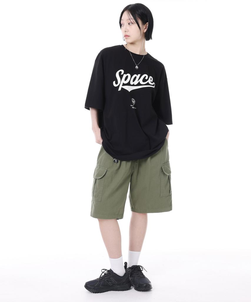 MODERMENT [Nylon Version Added] Bdu Wide Cargo Shorts [Khaki]