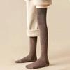 Women Thigh High Socks Winter Warm Over The Knee Socks Extra Long Knitted Boot Stockings Thick Leg Warmers