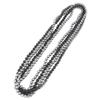 Les Trésors De Lily [L1635] - 2-tone Gray 'Sissi' Designer Necklace