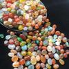 Yuhua Stone Fish Tank Decor: Warm Goose Stones, Scenic Pebbles, Agate Colored Mini Stones for Aquarium & Flower Pot Landscaping