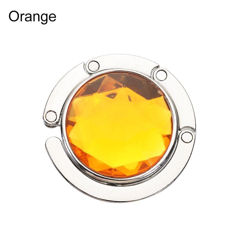 Portable Metal Handbag Hanger Space Saving Folding Foldable Bag Hook Organizer Multi-Functional Desktop Bag Hook For Desk